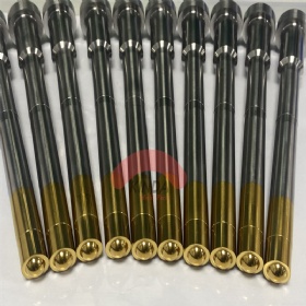 DIN 1530 ejector pin with cylindrical head special mold core pins with TIN coating auswerferstifte mit zylindrischem kopf