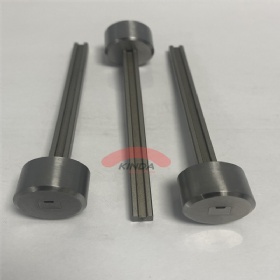 SKD11 steel hardened special punches with steel soldened head