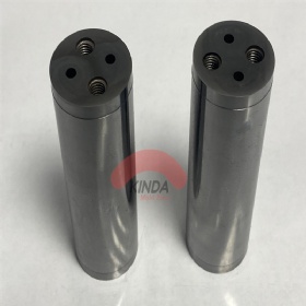 Round hardmetal punches for press tools tungsten carbide piercing punch with inner thread